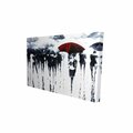 Begin Home Decor 12 x 18 in. Abstract Silhouettes Under The Rain-Print on Canvas 2080-1218-FI11